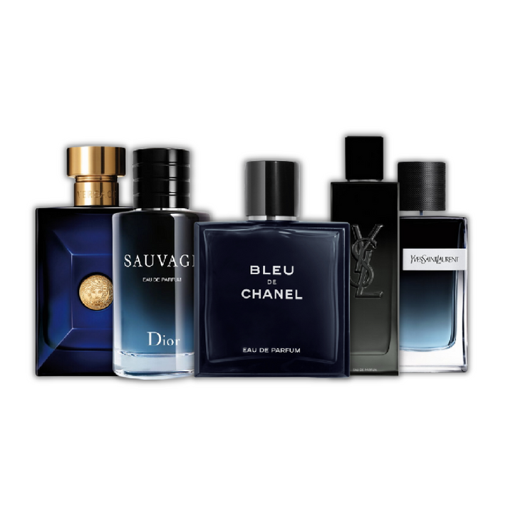 THE BLUE SET (x5) – The Decant Store